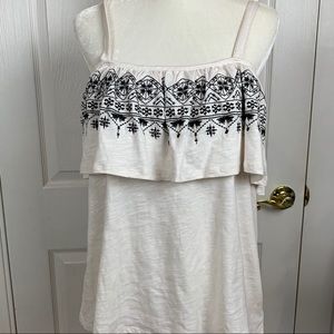 Sanctuary Ivory Tank Top Size Med
